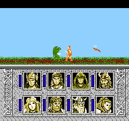 Advanced Dungeons & Dragons - Dragons of Flame (Japan) In game screenshot